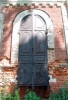Кованная дверь в притворе объёма Вознесенской церкви в Вознесенье Кашинского района Тверской области.